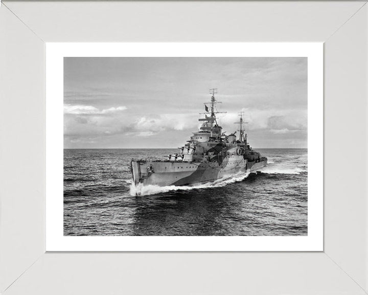 HMS Liverpool C11 Royal Navy Town class light cruiser Photo Print or Framed Print - Hampshire Prints