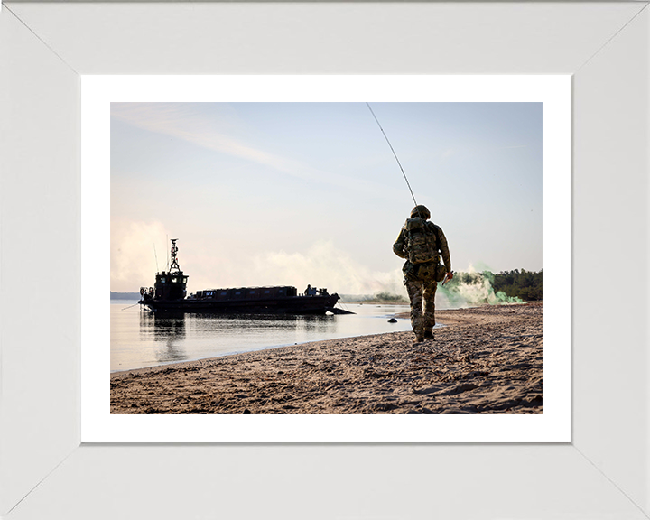 Royal Marines beach Landing Portrait | Photo Print | Framed Print | Military | Commando | Wall Art | Decor | Photography | RM Hampshire Prints