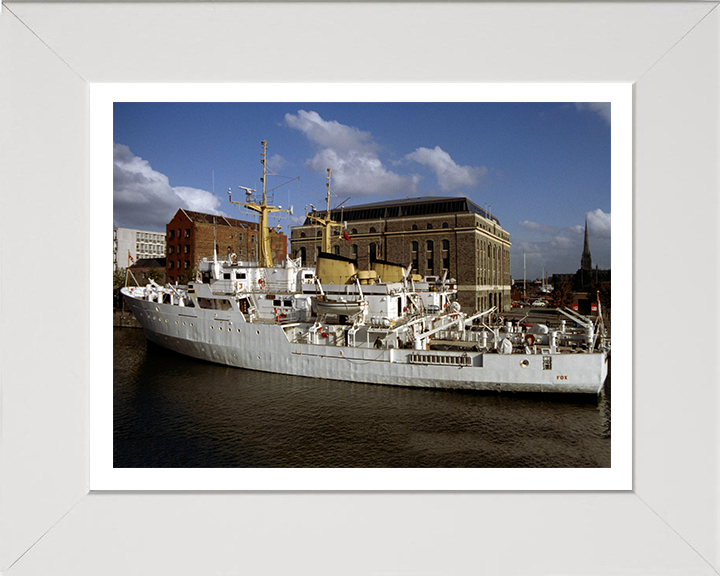 HMS Fox A320 Royal Navy Bulldog class ship Photo Print or Framed Print - Hampshire Prints