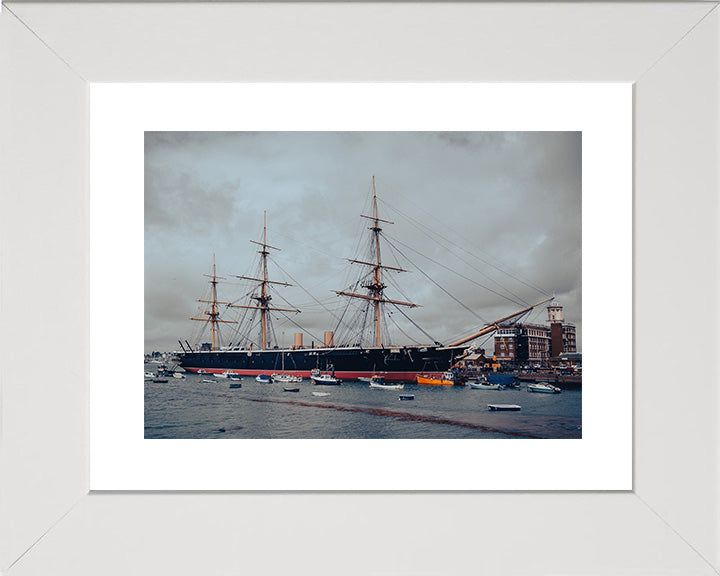 HMS Warrior 1860 | Photo Print | Framed Print | Poster | Steam-powered Armoured Frigate | Royal Navy Hampshire Prints