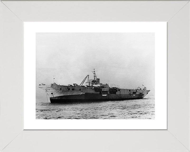 HMS Pioneer R76 Royal Navy Colossus class aircraft carrier Photo Print or Framed Print - Hampshire Prints