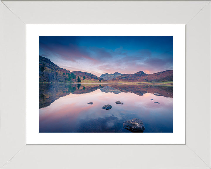 Blea Tarn the Lake District Cumbria at sunset Photo Print - Canvas - Framed Photo Print - Hampshire Prints