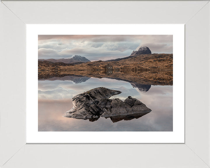 Assynt Sutherland Scotland at sunset Photo Print - Canvas - Framed Photo Print - Hampshire Prints