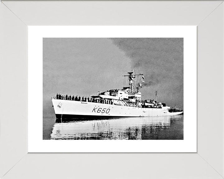 HMS Porlock Bay K650 Royal Navy Bay Class Frigate Photo Print or Framed Print - Hampshire Prints