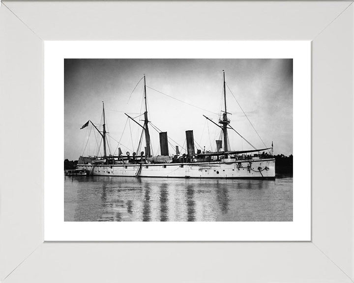 HMS Mercury (1878) | Photo Print | Framed Print | Poster | Iris Class | Cruiser | Royal Navy Hampshire Prints