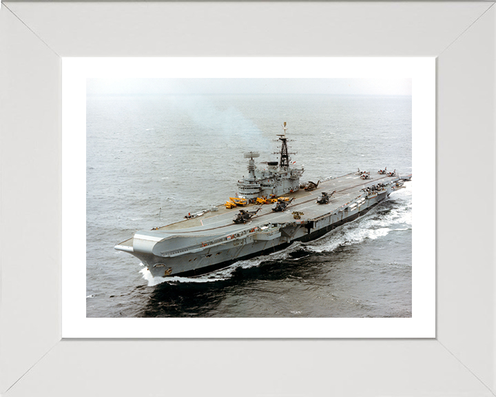 HMS Hermes R12 | Photo Print | Framed Print | Centaur Class | Aircraft Carrier | Royal Navy Hampshire Prints