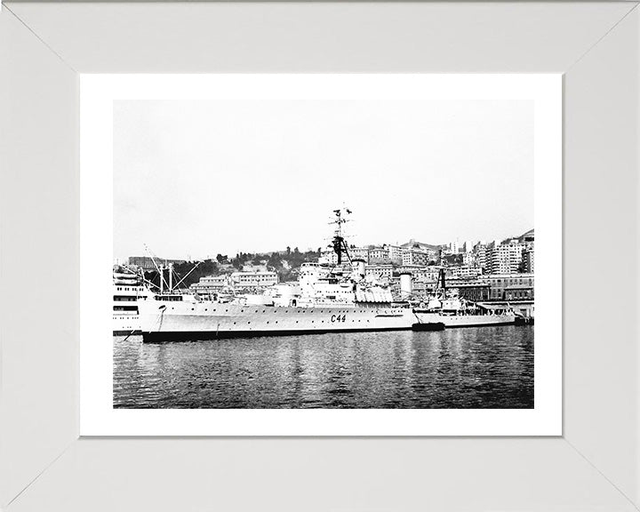 HMS Jamaica (44) Royal Navy Fiji class light cruiser Photo Print or Framed Photo Print - Hampshire Prints