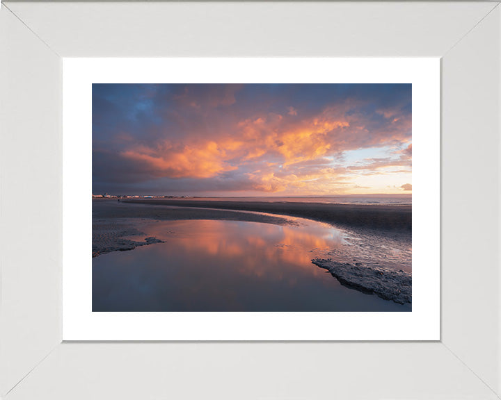 Burnham-on-sea at sunset Photo Print - Canvas - Framed Photo Print - Hampshire Prints