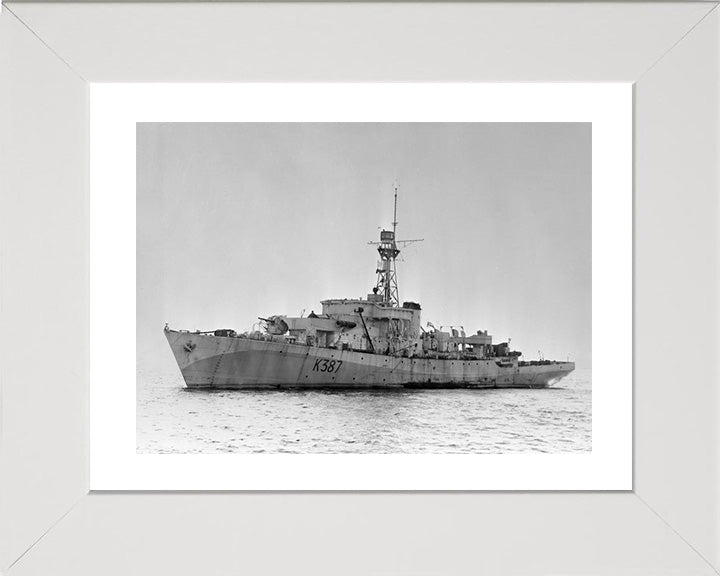 HMS Berkeley Castle K387 Royal Navy Castle class corvette Photo Print or Framed Print - Hampshire Prints