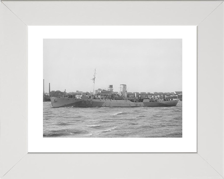 HMS Columbine K94 Royal Navy Flower class corvette Photo Print or Framed Print - Hampshire Prints