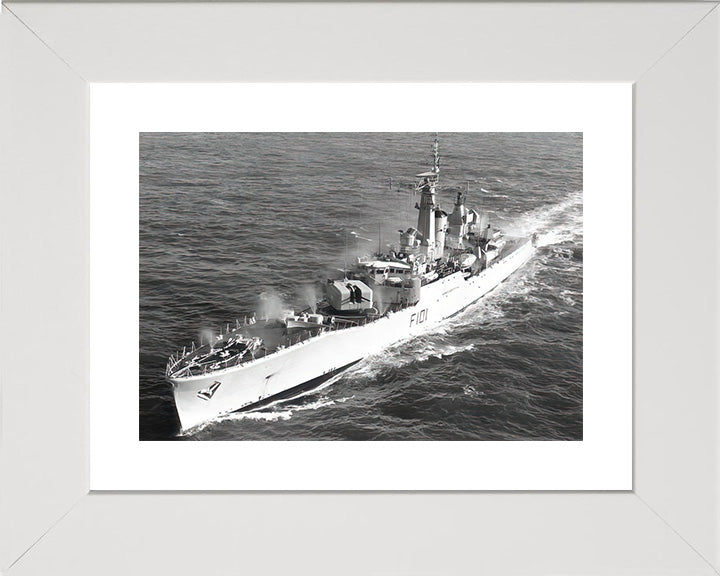 HMS Yarmouth F101 Royal Navy Rothesay class frigate Photo Print or Framed Print - Hampshire Prints