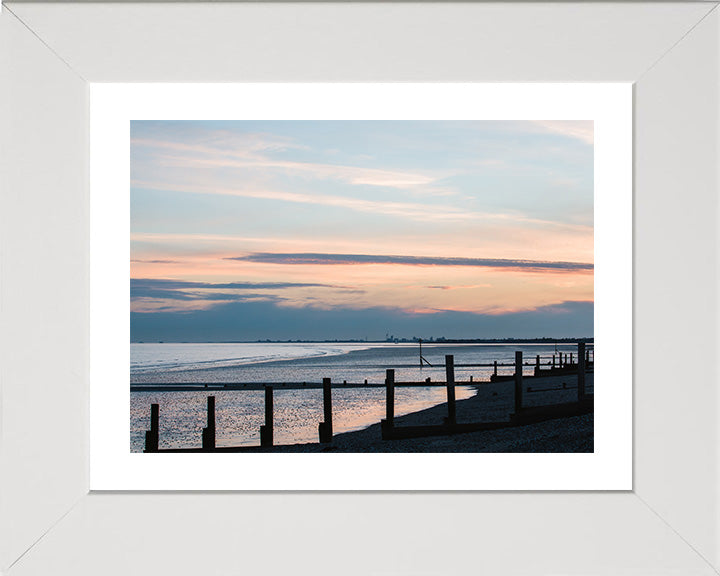 East Wittering beach West Sussex at sunset Photo Print - Canvas - Framed Photo Print - Hampshire Prints
