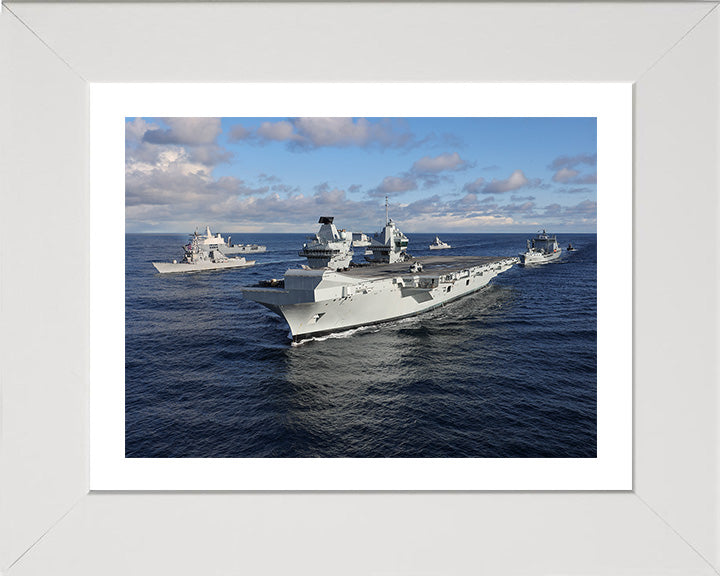 HMS Prince of Wales R09 | Photo Print | Framed Print | Queen Elizabeth Class | Aircraft Carrier | Royal Navy Hampshire Prints