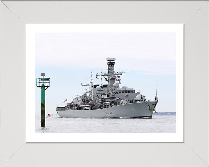 HMS Iron Duke F234 Royal Navy Type 23 frigate Photo Print or Framed Print - Hampshire Prints