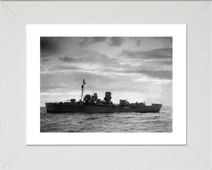 HMS Myosotis K65 Royal Navy Flower class corvette Photo Print or Framed Print - Hampshire Prints