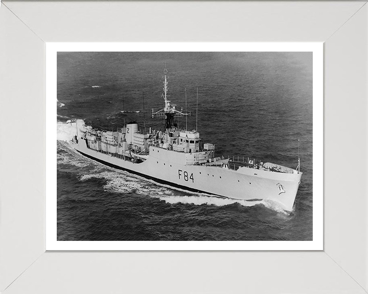 HMS Exmouth F84 Royal Navy Blackwood class frigate Photo Print or Framed Print - Hampshire Prints