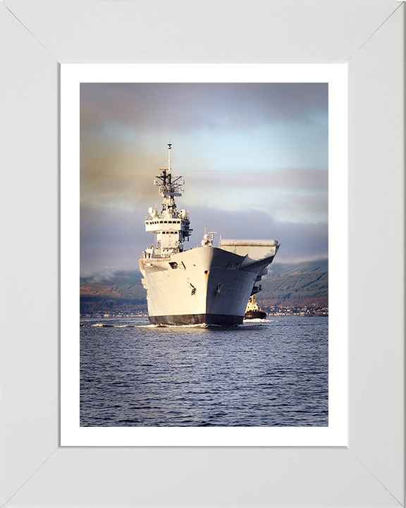 HMS Illustrious R06 Royal Navy Invincible class Aircraft Carrier Photo Print or Framed Print - Hampshire Prints