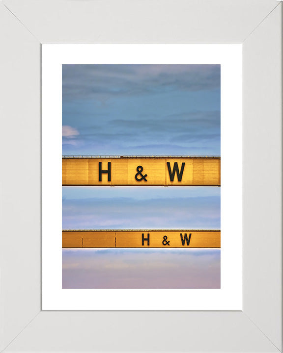 Harland & Wolff cranes Belfast Northern Ireland Photo Print - Canvas - Framed Photo Print - Hampshire Prints