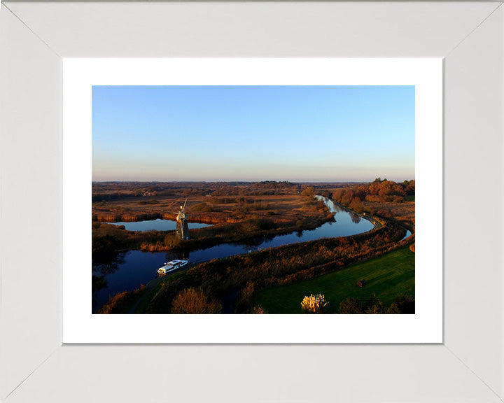 How Hill Ludham Nature reserve Norfolk from above Photo Print - Canvas - Framed Photo Print - Hampshire Prints