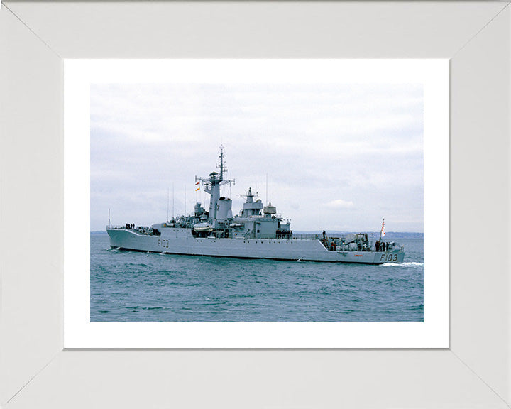 HMS Lowestoft F103 | Photo Print | Framed Print | Rothesay Class | Frigate | Royal Navy Hampshire Prints