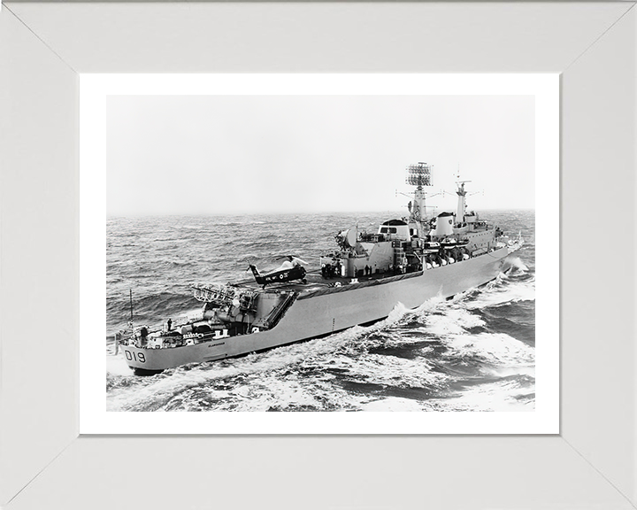 HMS Glamorgan D19 Royal Navy County class Destroyer Photo Print or Framed Print - Hampshire Prints