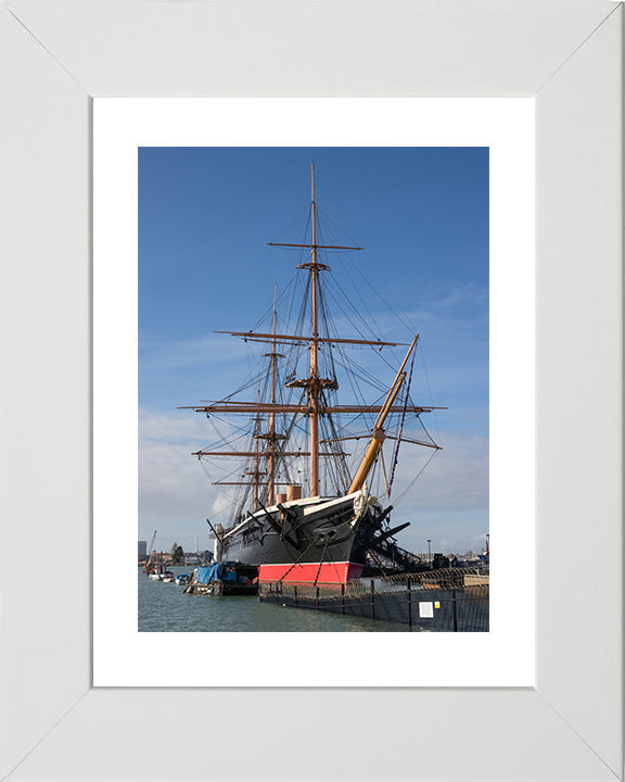 HMS Warrior 1860 | Photo Print | Framed Print | Poster | Steam-powered Armoured Frigate | Royal Navy Hampshire Prints