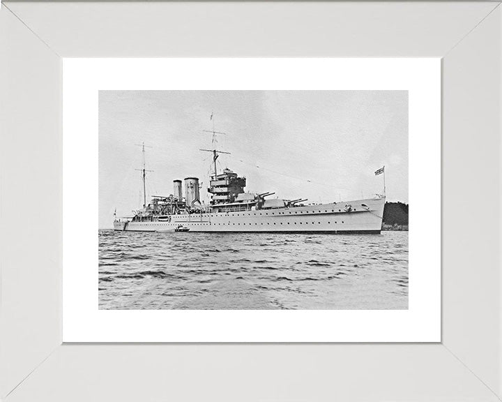 HMS York (90) Royal Navy York Class heavy cruiser Photo Print or Framed Print - Hampshire Prints