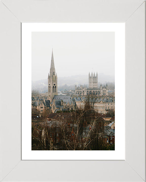 Bath Somerset on a misty morning Photo Print - Canvas - Framed Photo Print - Hampshire Prints