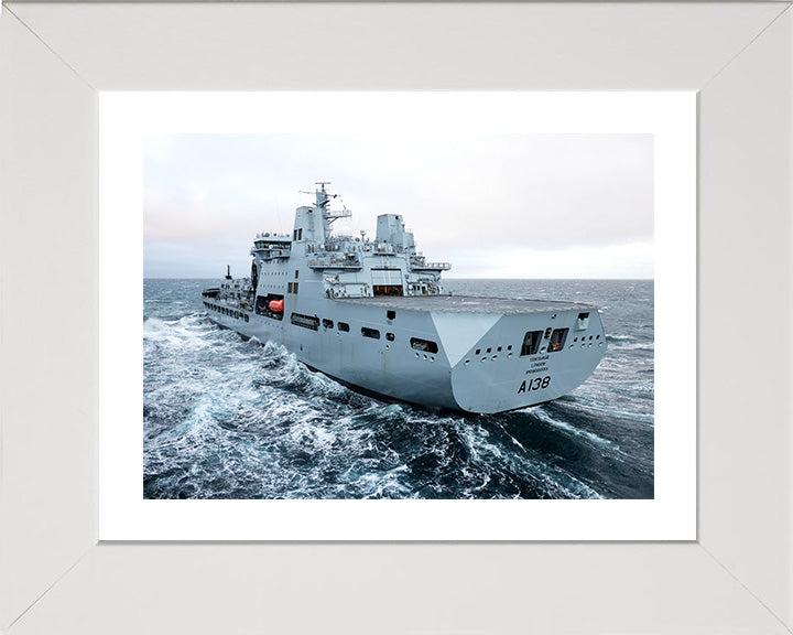 RFA Tidesurge A138 | Photo Print | Framed Print | Tide class | Tanker | Royal Fleet Auxiliary Hampshire Prints 10 x 8 White Frame Yes