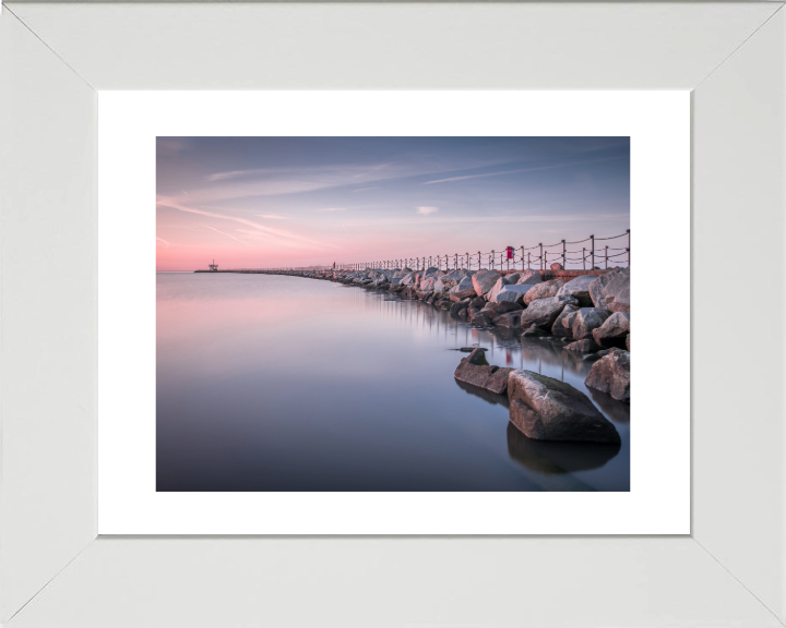 Herne Bay Kent at sunset Photo Print - Canvas - Framed Photo Print - Hampshire Prints