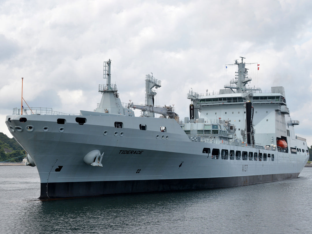 RFA Tiderace A137 | Photo Print | Framed Print | Tide class | Tanker | Royal Fleet Auxiliary Hampshire Prints