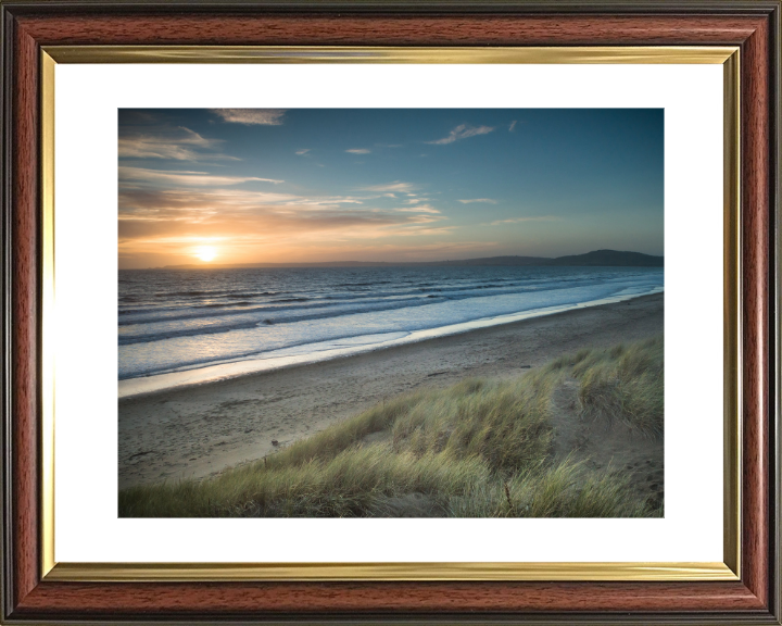 Aberavon Beach Wales at sunset Photo Print - Canvas - Framed Photo Print - Hampshire Prints