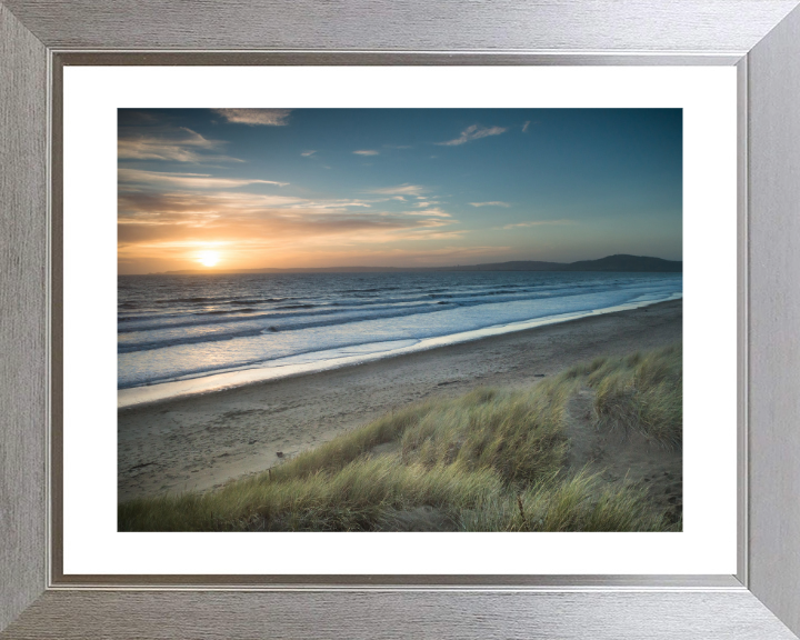 Aberavon Beach Wales at sunset Photo Print - Canvas - Framed Photo Print - Hampshire Prints