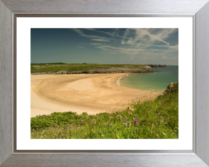 Broad Haven South beach Wales Photo Print - Canvas - Framed Photo Print - Hampshire Prints