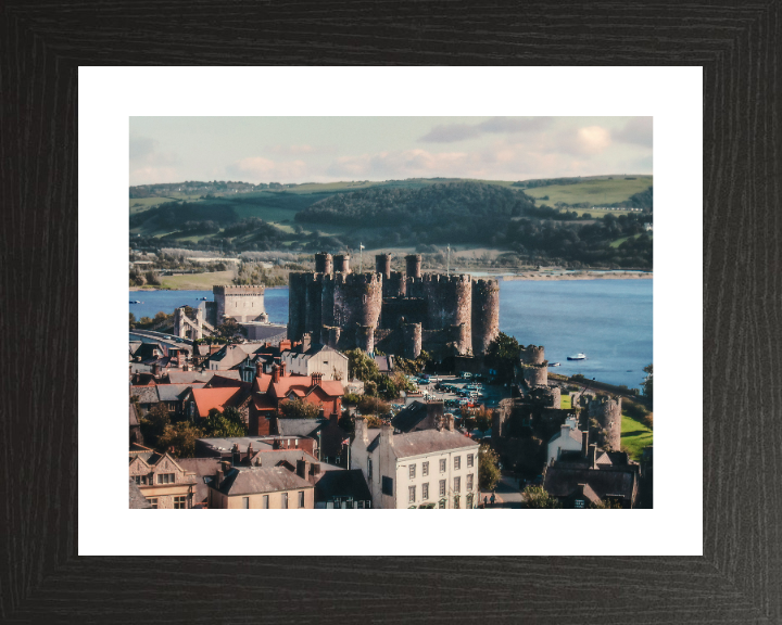 Conwy Castle in Conwy, Wales Photo Print - Canvas - Framed Photo Print - Hampshire Prints