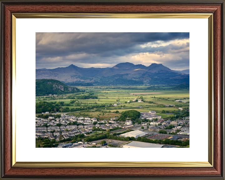 Porthmadog Wales from above Photo Print - Canvas - Framed Photo Print - Hampshire Prints