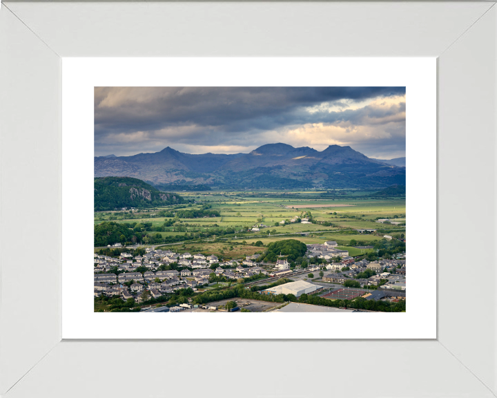 Porthmadog Wales from above Photo Print - Canvas - Framed Photo Print - Hampshire Prints