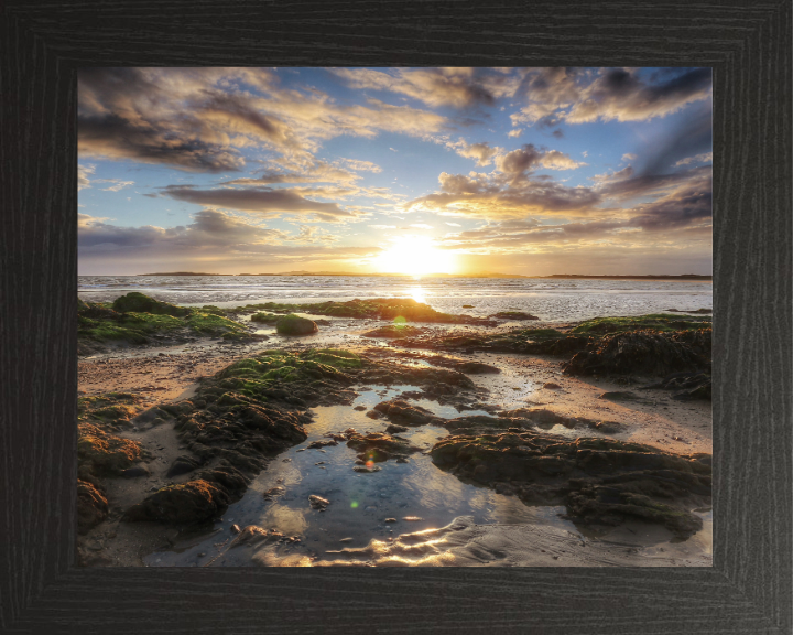 Rhosneigr Beach Wales at sunset Photo Print - Canvas - Framed Photo Print - Hampshire Prints