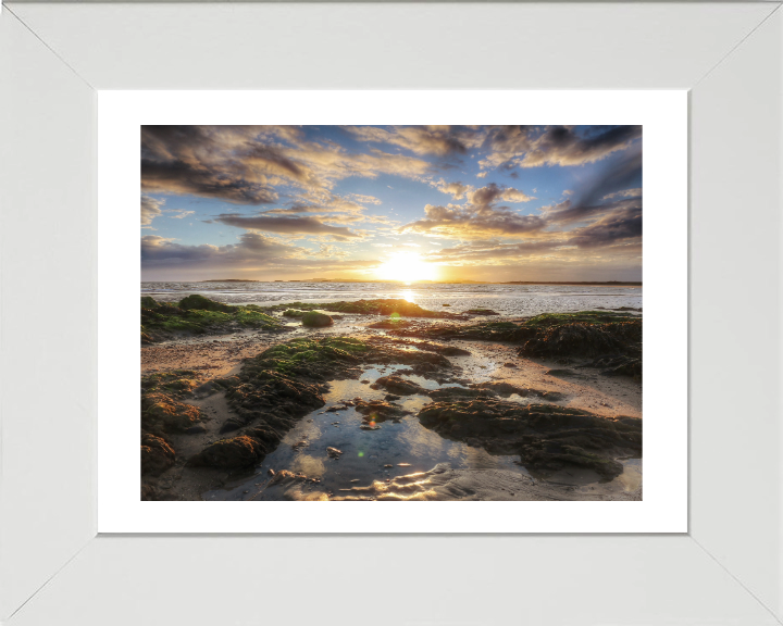 Rhosneigr Beach Wales at sunset Photo Print - Canvas - Framed Photo Print - Hampshire Prints