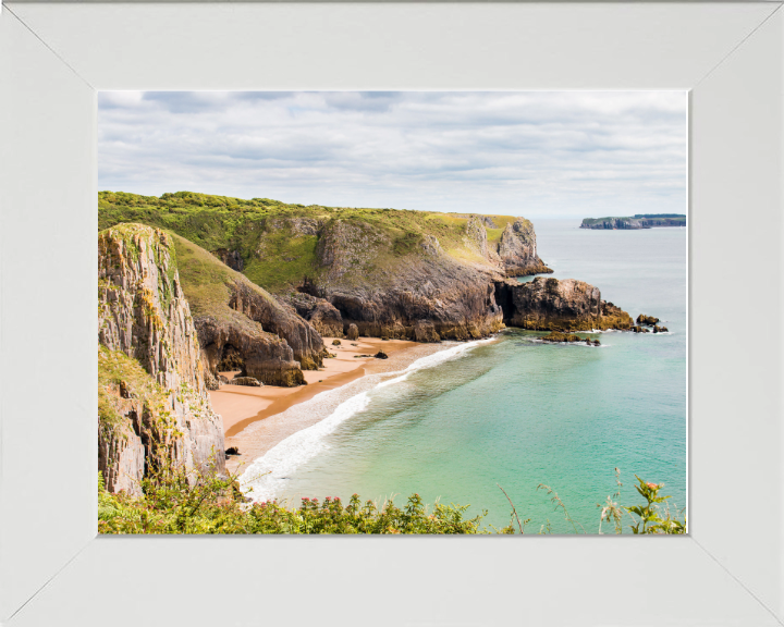 Skomar beach Wales Photo Print - Canvas - Framed Photo Print - Hampshire Prints