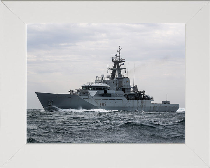 HMS Mersey P283 Royal Navy River Class patrol vessel Photo Print or Framed Photo Print - Hampshire Prints