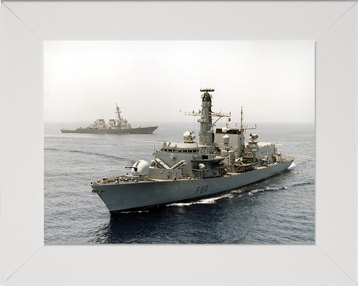 HMS Grafton F80 Royal Navy type 23 Frigate Photo Print or Framed Print - Hampshire Prints