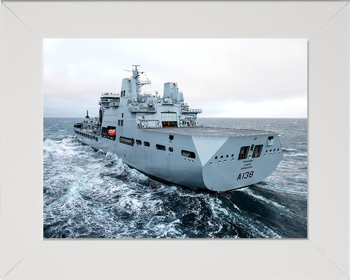 RFA Tidesurge A138 | Photo Print | Framed Print | Tide class | Tanker | Royal Fleet Auxiliary Hampshire Prints 10 x 8 White Frame No