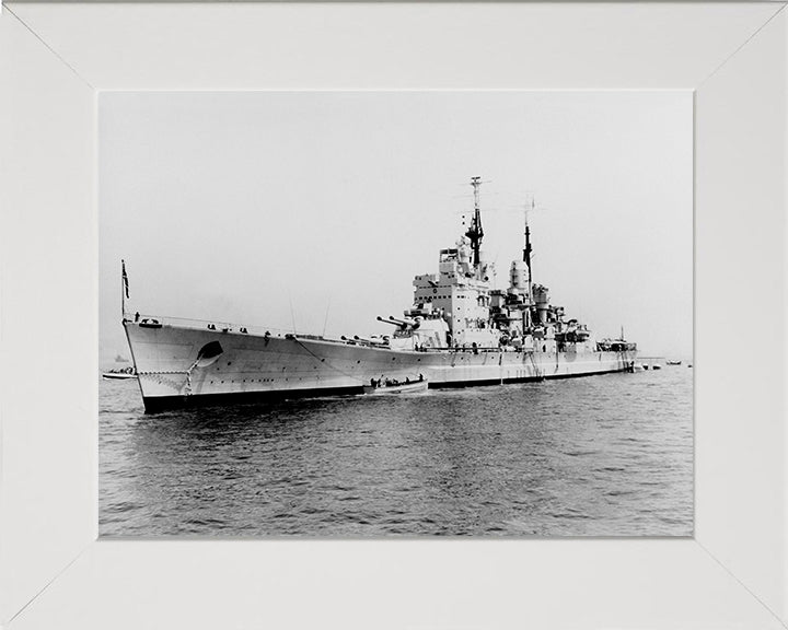 HMS Vanguard (23) Royal Navy fast battleship Photo Print or Framed Print - Hampshire Prints