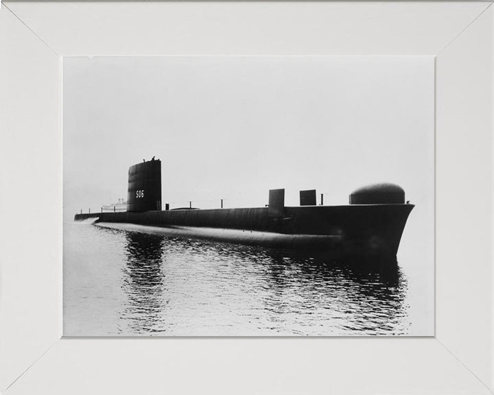 HMS Cachalot S06 Royal Navy Porpoise class Submarine Photo Print or Framed Print - Hampshire Prints