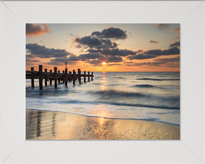 Gorleston-on-Sea Town in England Norfolk at sunset Photo Print - Canvas - Framed Photo Print - Hampshire Prints