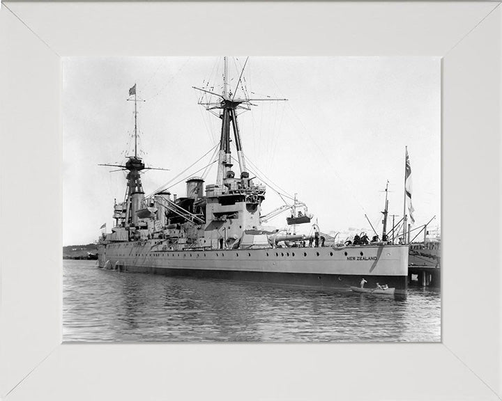 HMS New Zealand (1911) | Photo Print | Framed Print | Indefatigable Class | Cruiser | Royal Navy Hampshire Prints