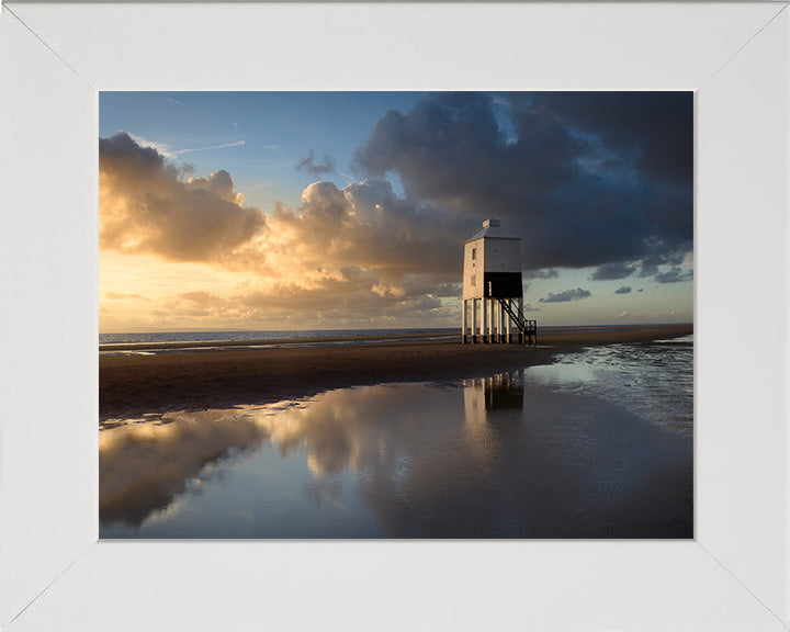 Burnham-on-sea Low Lighthouse at sunset Photo Print - Canvas - Framed Photo Print - Hampshire Prints