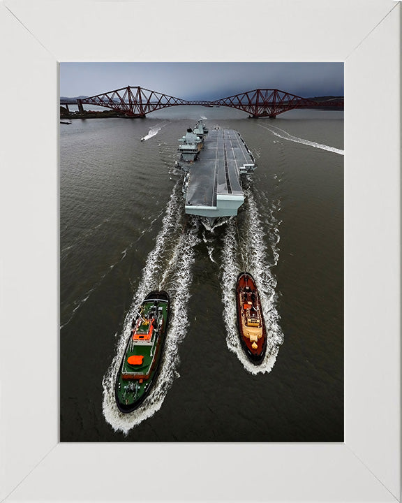 HMS Queen Elizabeth R08 Royal Navy Queen Elizabeth Class Aircraft Carrier Photo Print or Framed Photo Print - Hampshire Prints