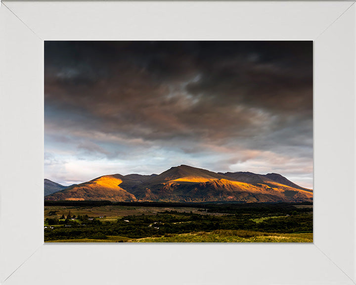 Ben Nevis Mountain Scotland at sunet Photo Print - Canvas - Framed Photo Print - Hampshire Prints
